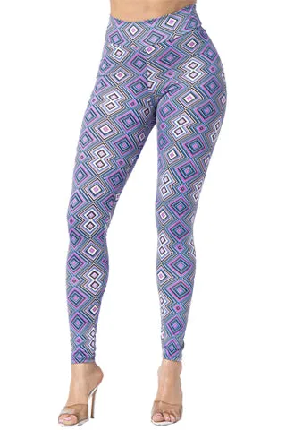 BACK TIED PRINT   BOOTY LEGGINGS(D1956PR) <Bundle>