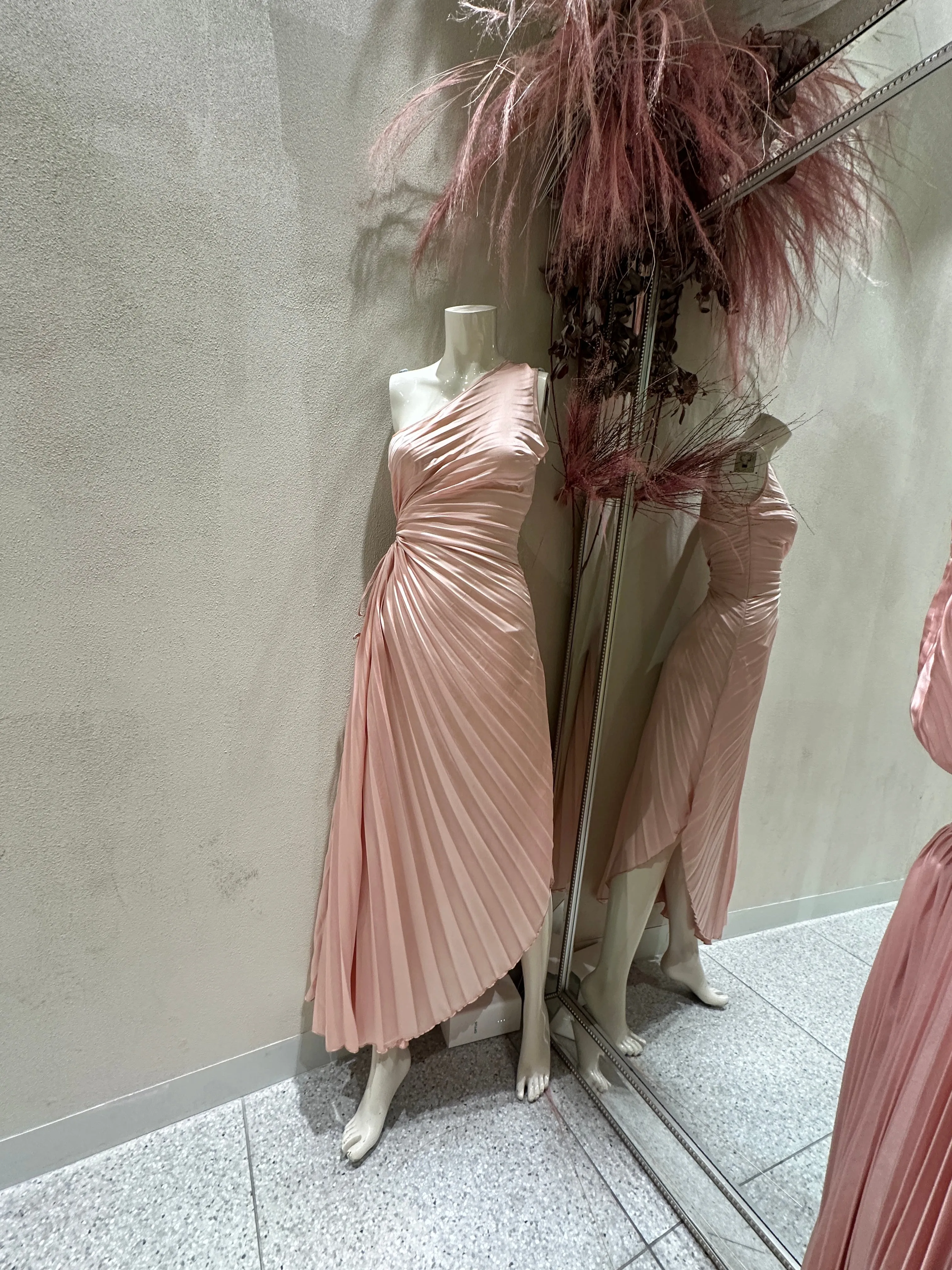 Baina Midi Dress --Champagne