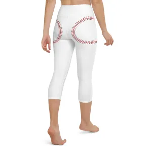 Baseball Butt High-waist Yoga Capri Leggings