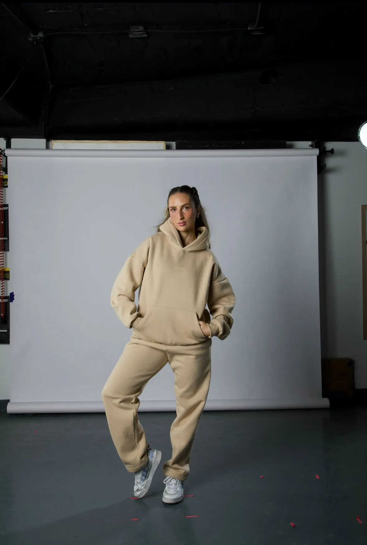 Basic Beige Enemy Jogger