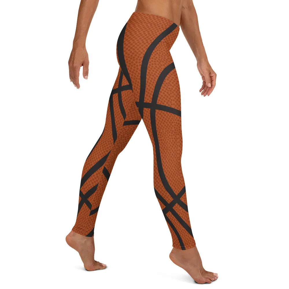 Basketball Mid-waist Leggings