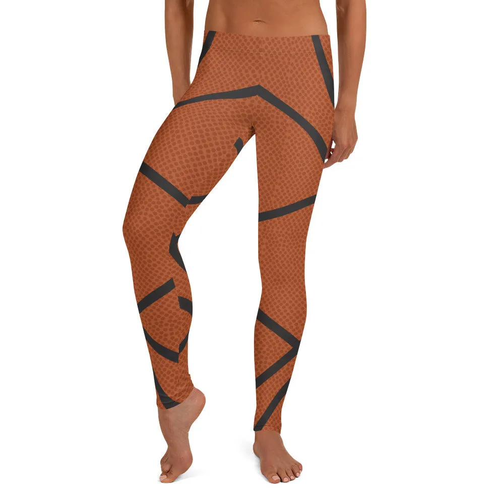 Basketball Mid-waist Leggings