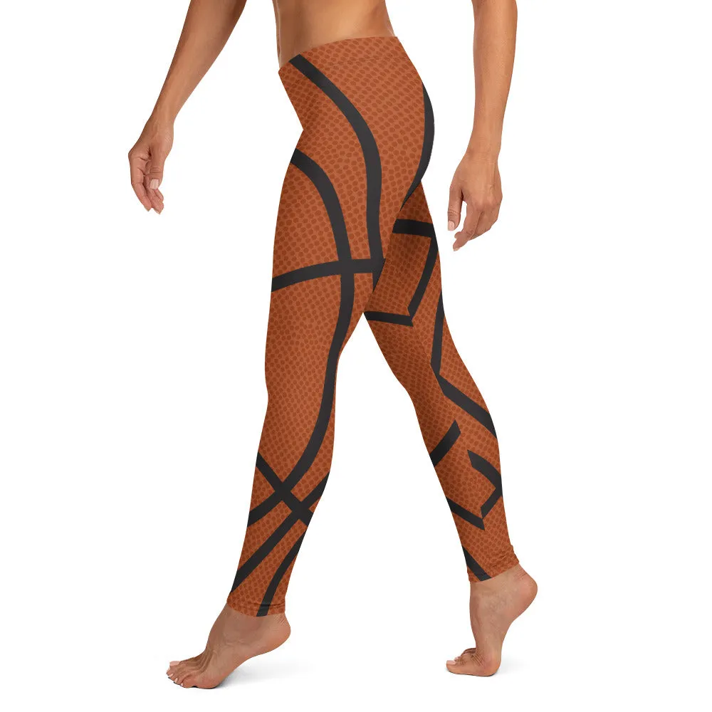 Basketball Mid-waist Leggings