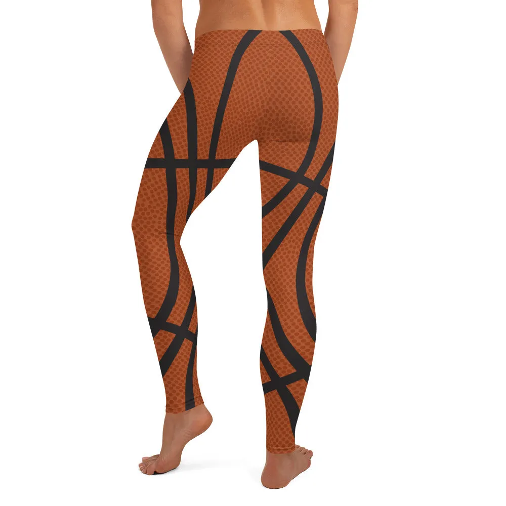 Basketball Mid-waist Leggings