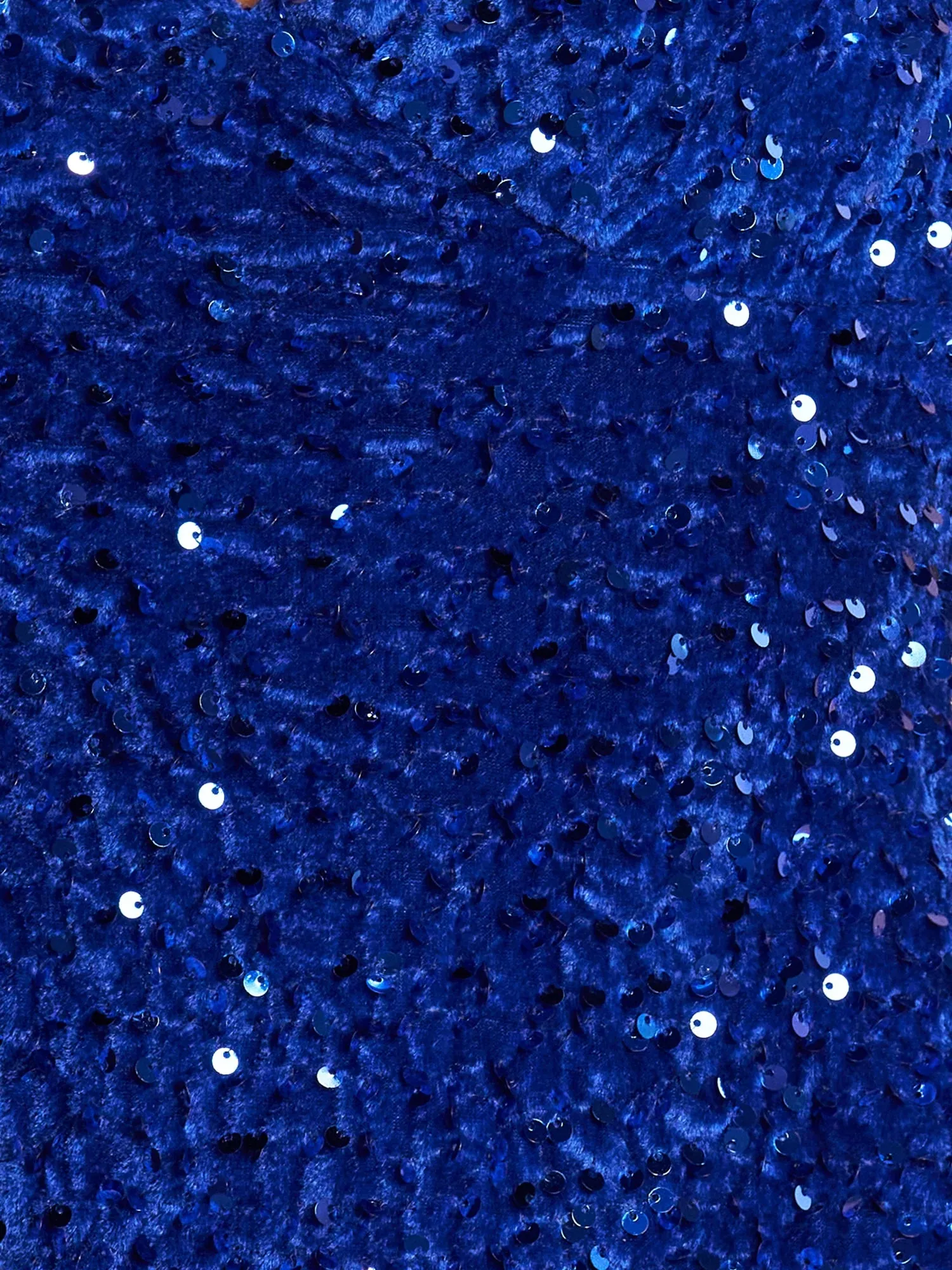 Basset | Sheath Royal Blue Sequined V-Neck Short Homecoming Dress