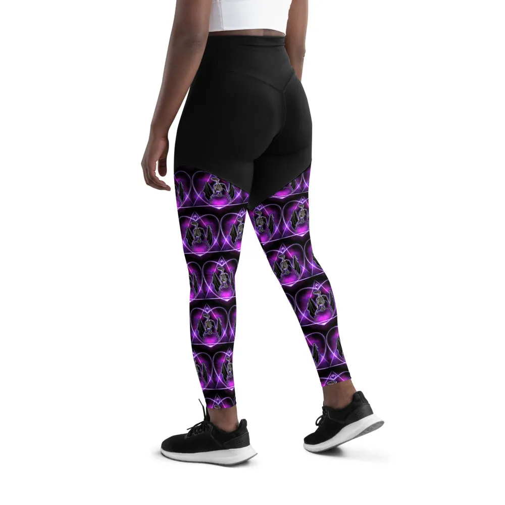 Bat Love Sports Leggings