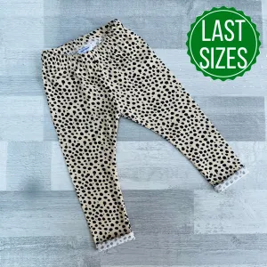 Beige Dalmatian Leggings