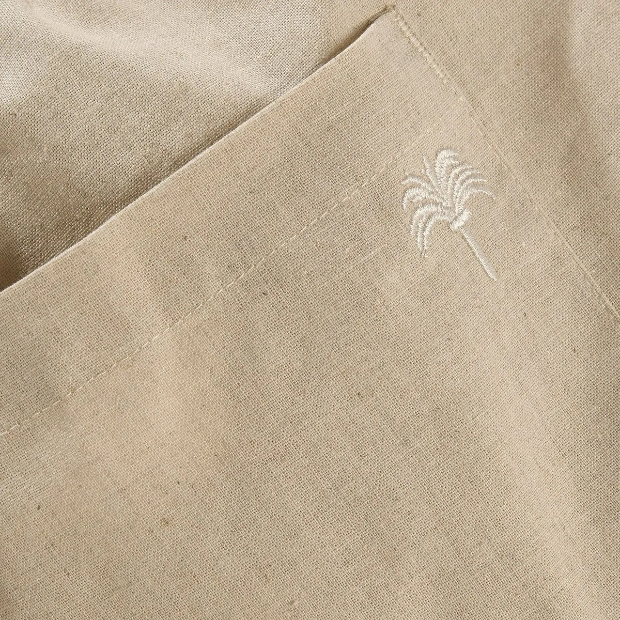 Beige Linen Pants