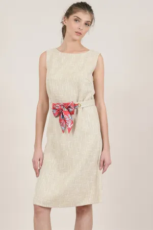 Belted Sheath Dress