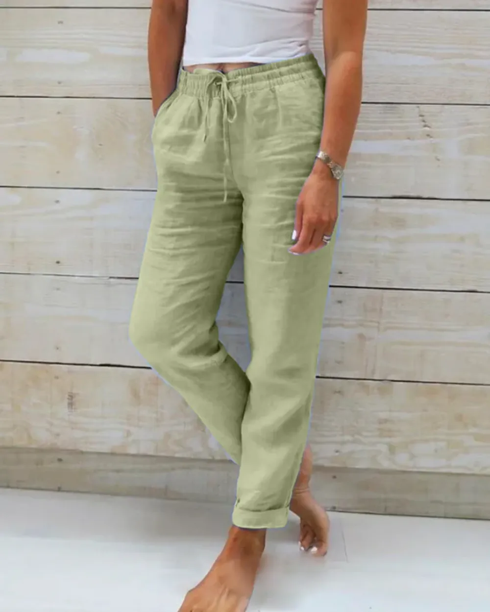 Bequeme Leinenhose