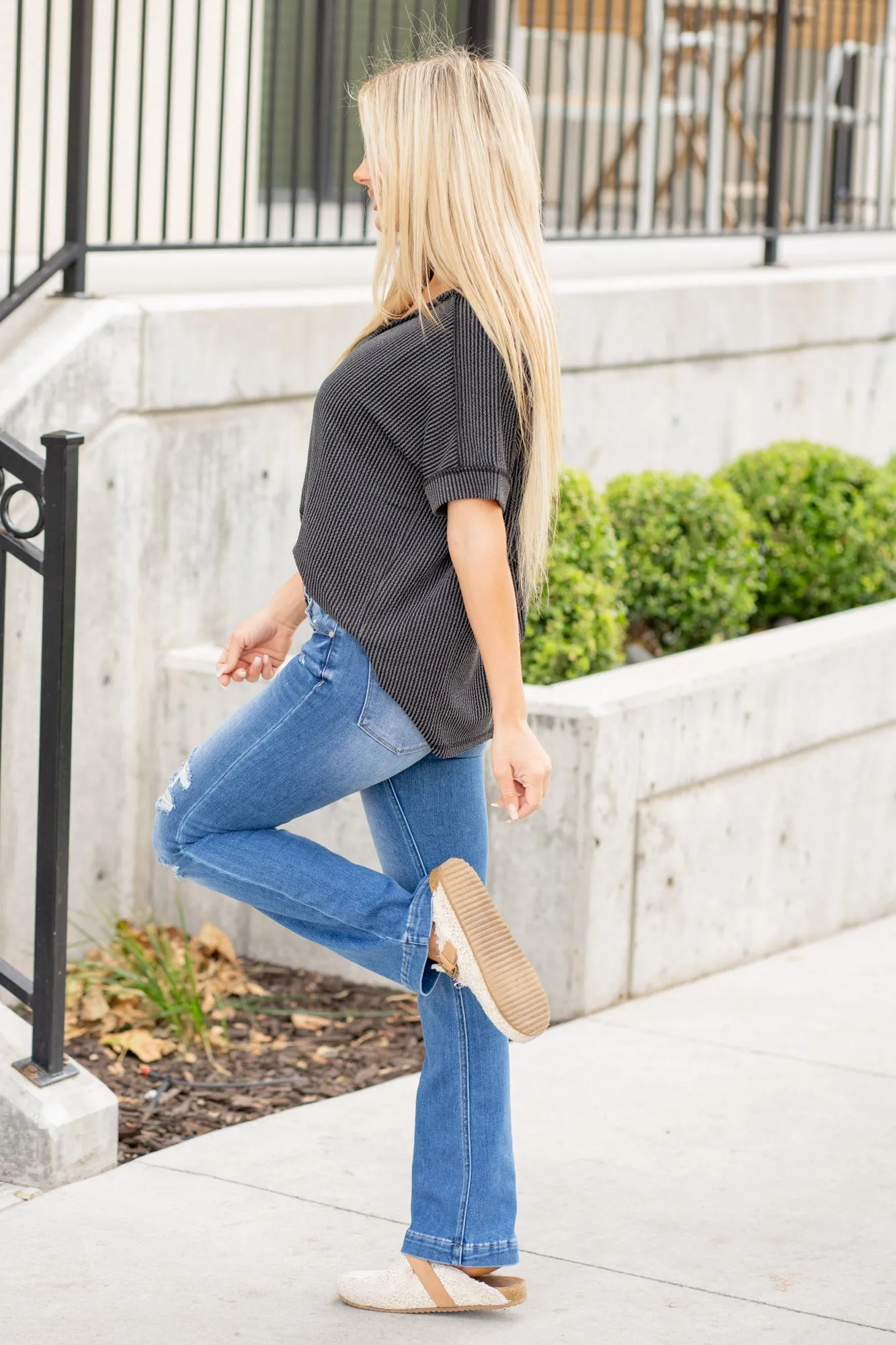 Bernadette Mid Rise Bootcut