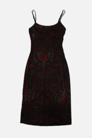 Betsey Johnson Velvet Tattoo Dress