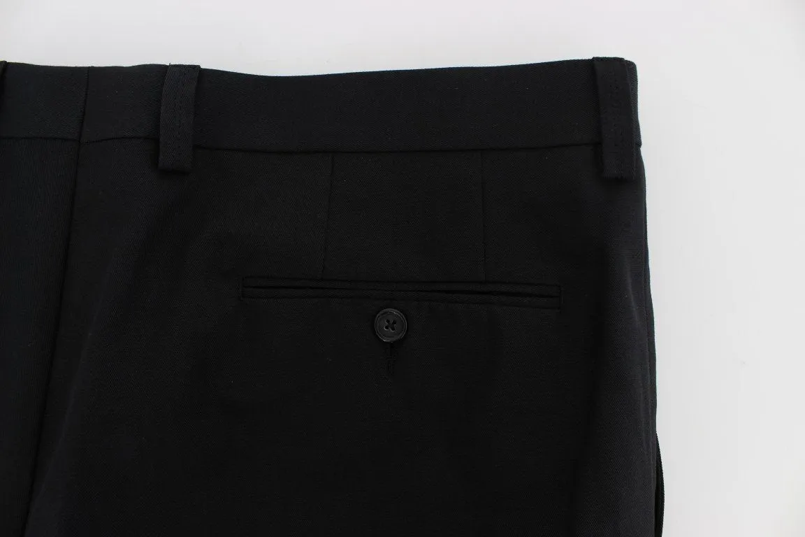 Black 3/4 Length Casual Pants
