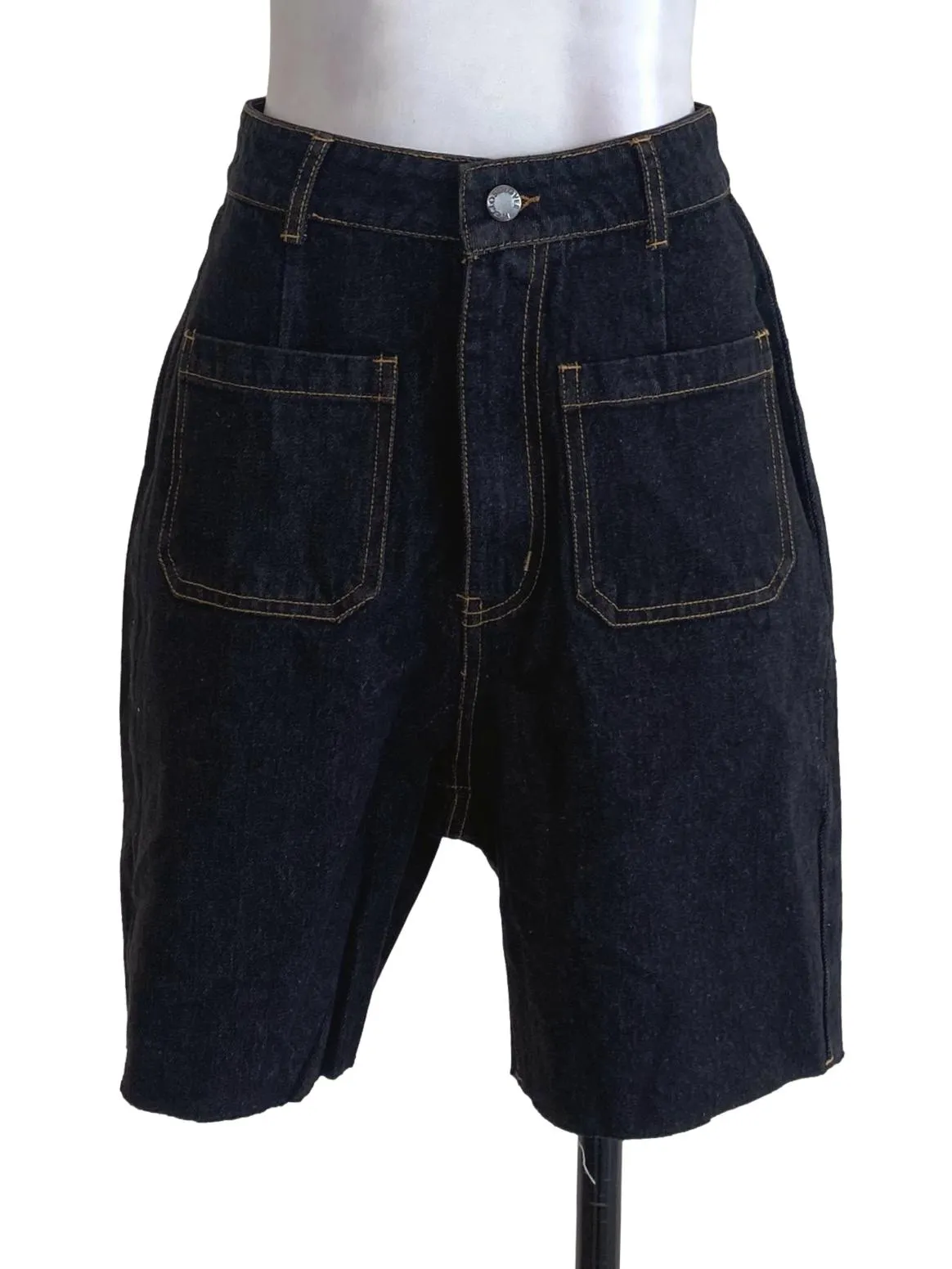 Black Denim Shorts TCL