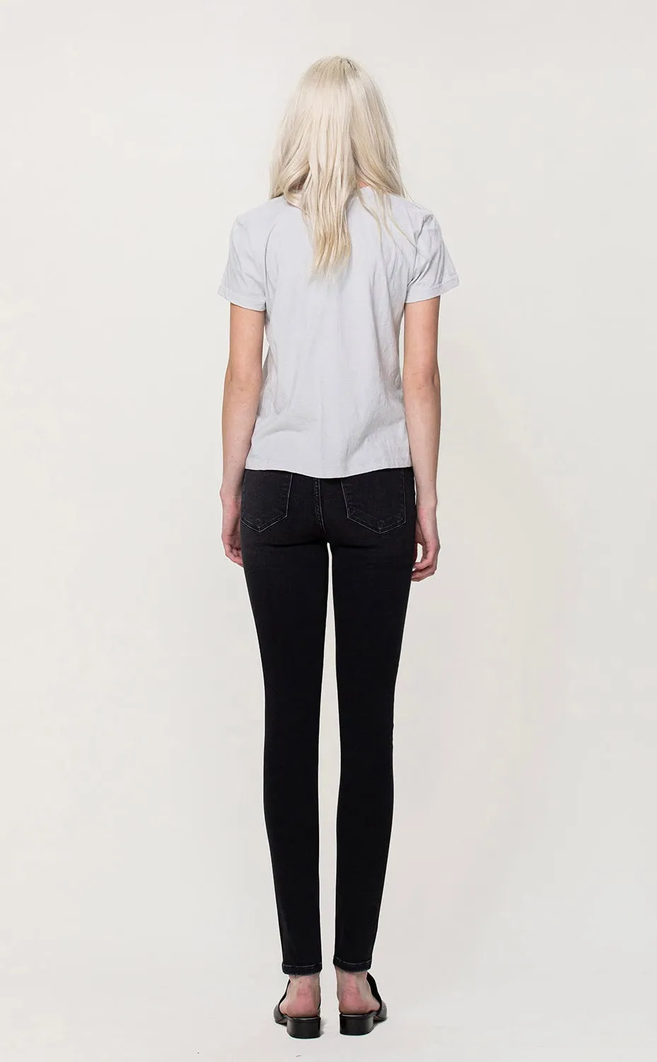 Black High Rise Skinny