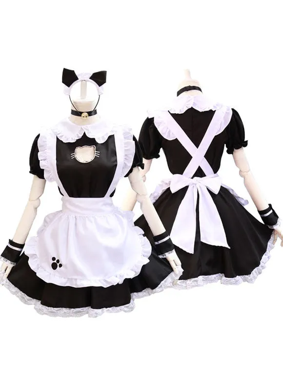 Black Lolita OP Dress Ruffles Bows Lolita One Piece Dresses