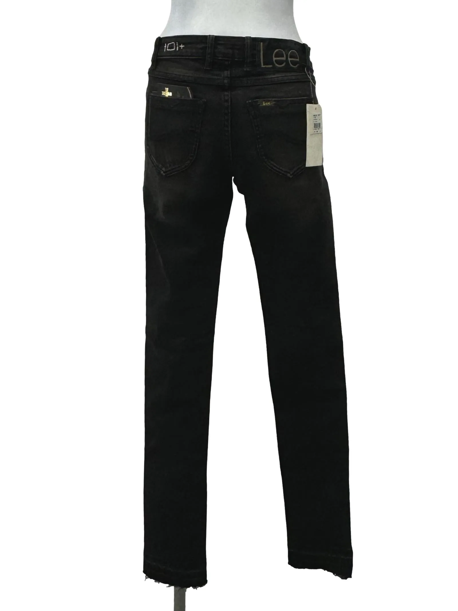 Black Low Waisted Super Skinny Jeans