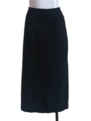 Black Plain Skirt