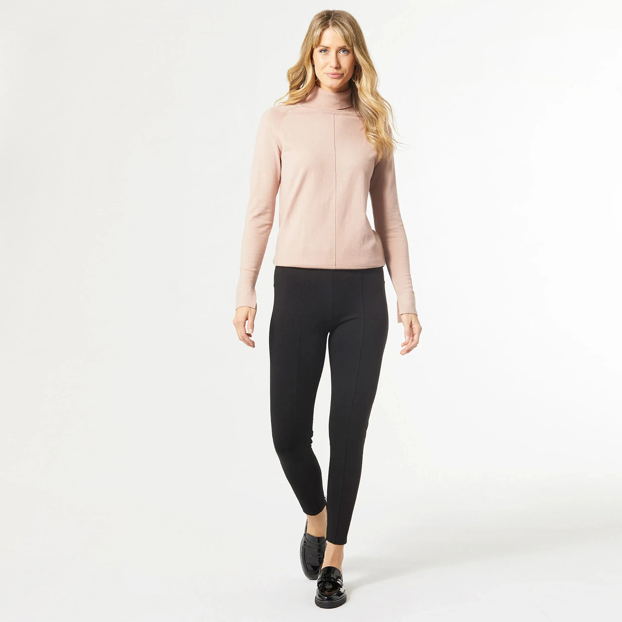 Black Pull On Dress Pants
