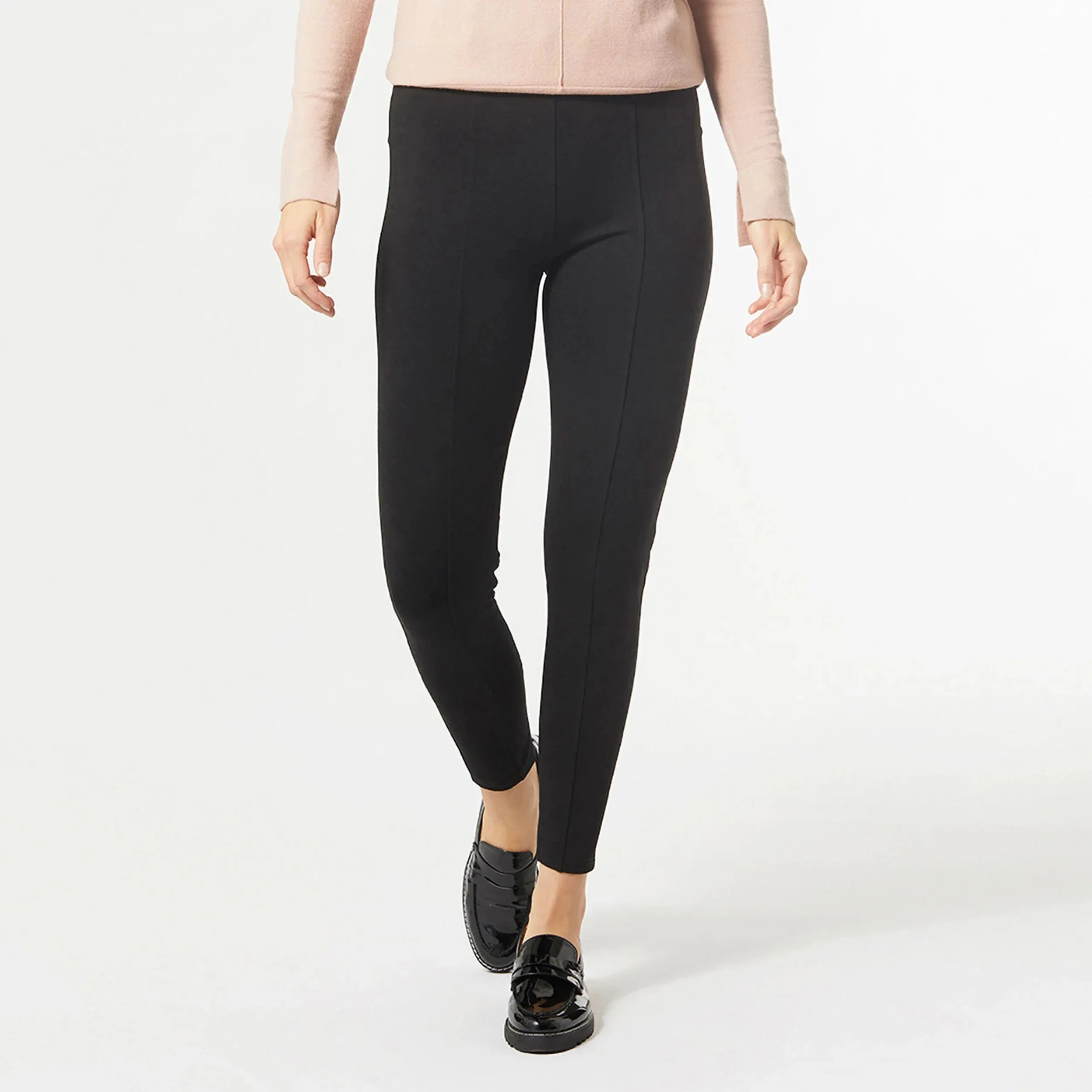 Black Pull On Dress Pants