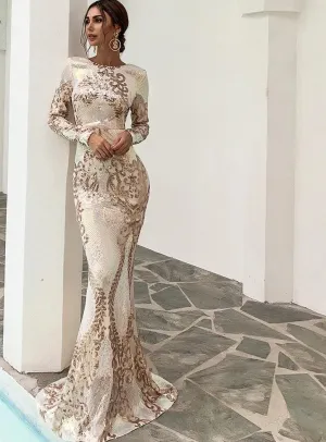 Bodycon Maxi Multi Evening Party Dress