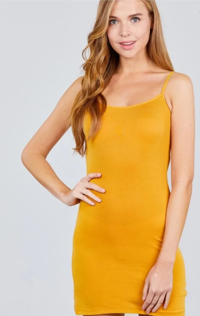 BODYCON MINI DRESS | desert mustard |