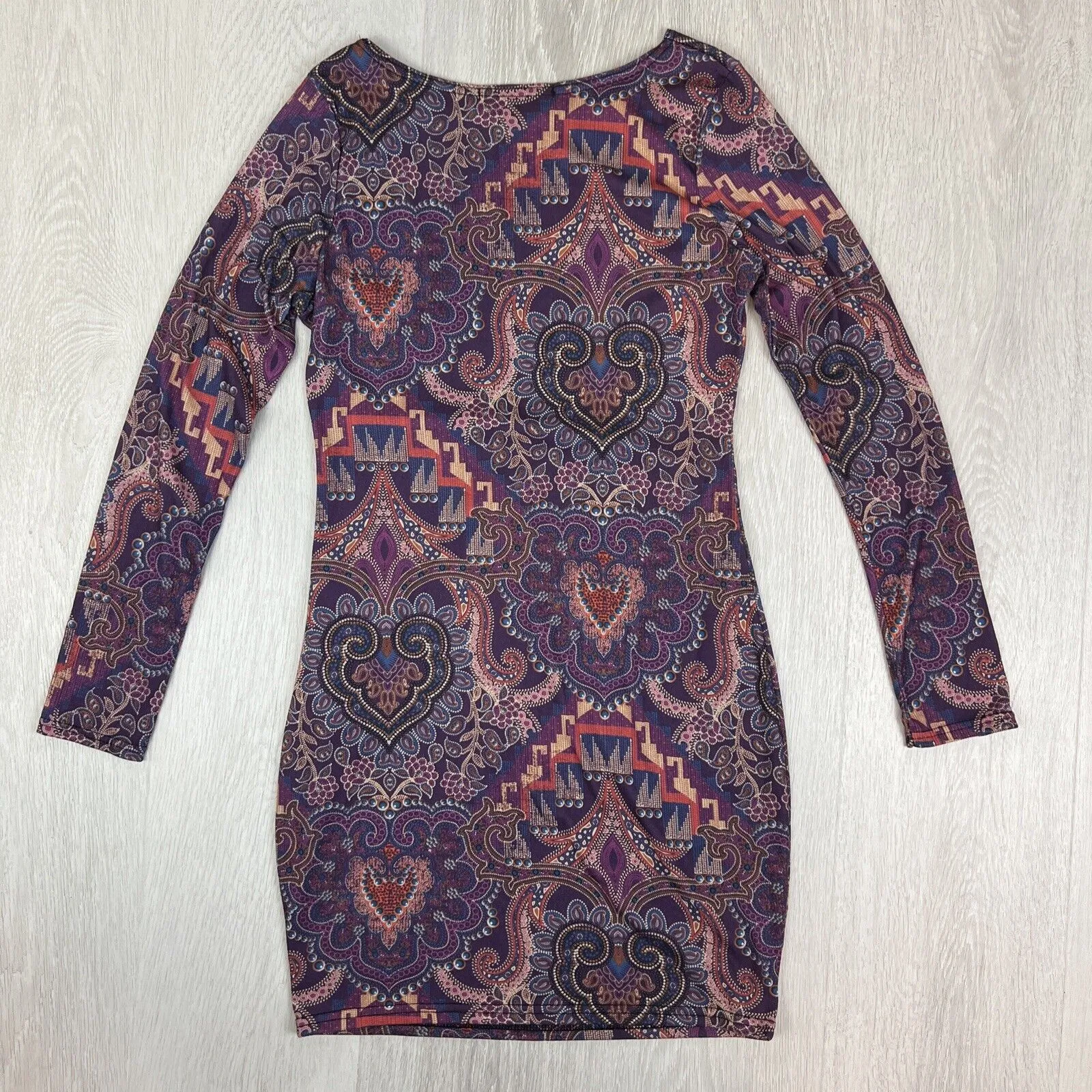 Boohoo Womens BodyCon Long Sleeve Dress Bundle Size UK 12 (3 Dresses)