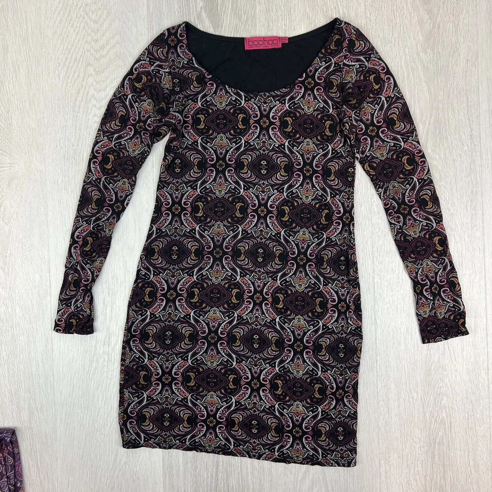Boohoo Womens BodyCon Long Sleeve Dress Bundle Size UK 12 (3 Dresses)