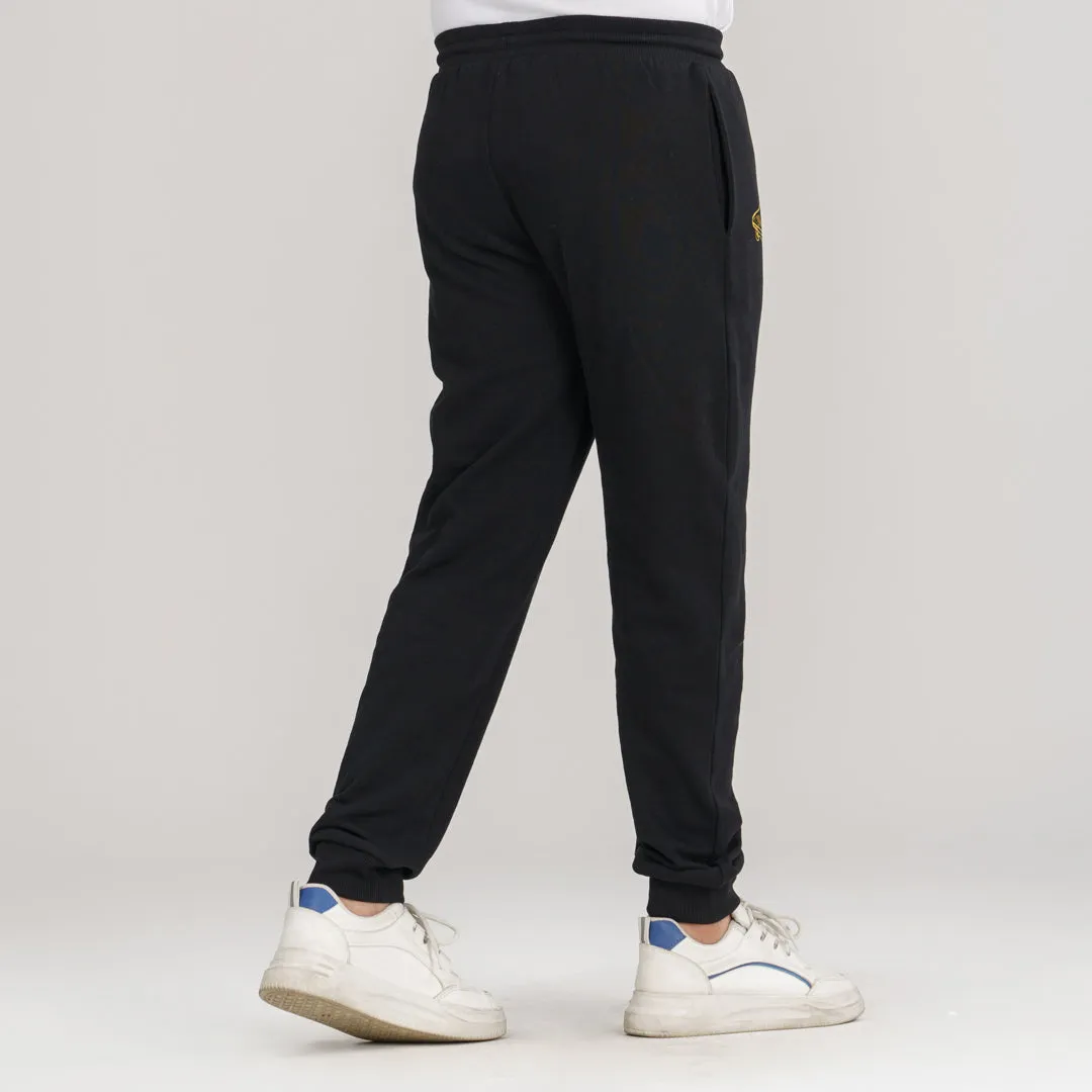 Boys Black Joggers