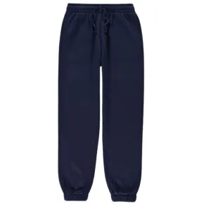 Boys Ex Chainstore Navy Fleece Joggers