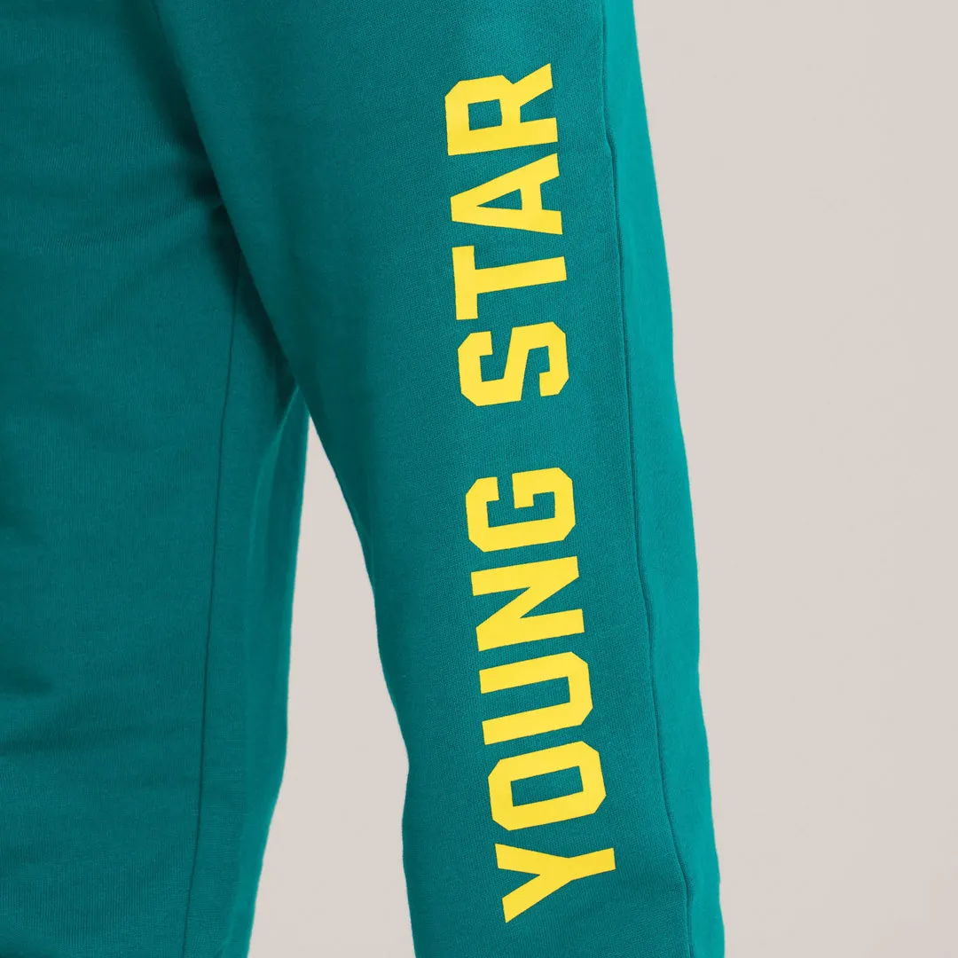 Boys Green Joggers