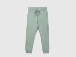 Boy's Solid Regular Fit Joggers with Drawstring Closure