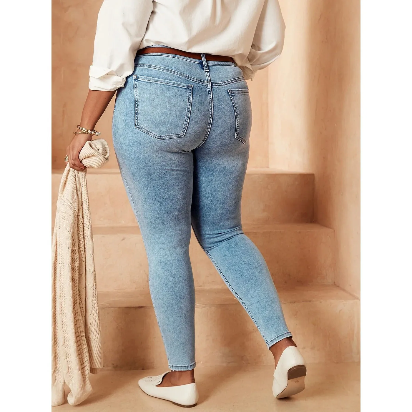 BR High Rise Ripped Skinny Jeans