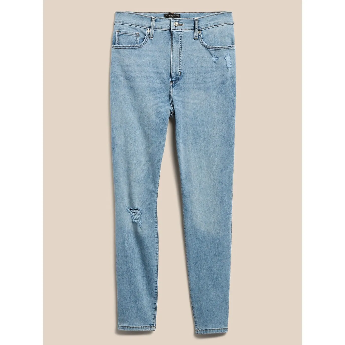 BR High Rise Ripped Skinny Jeans