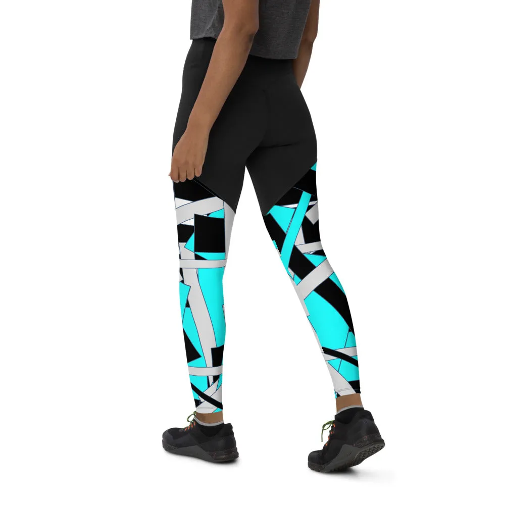 Bright Blue Sports Leggings