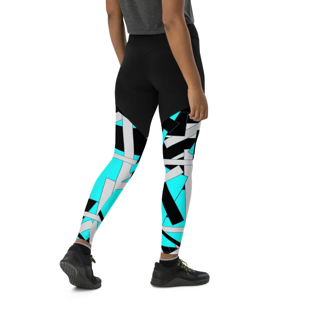 Bright Blue Sports Leggings