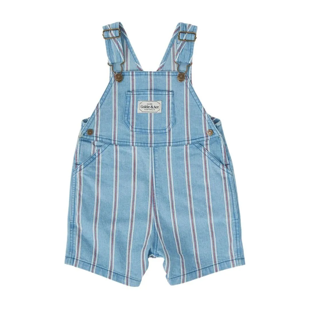 Burton Classic Stripe Denim Overalls