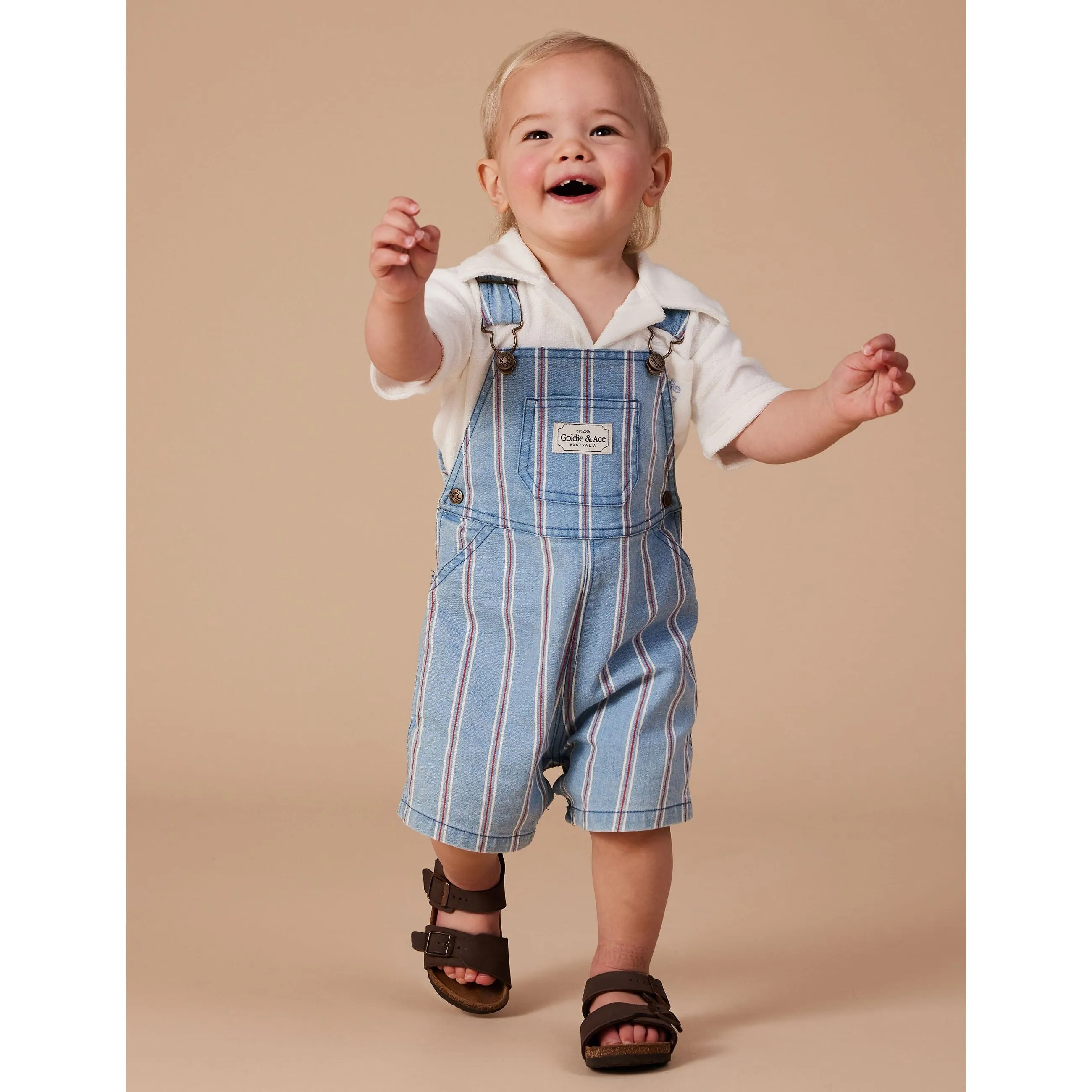 Burton Classic Stripe Denim Overalls