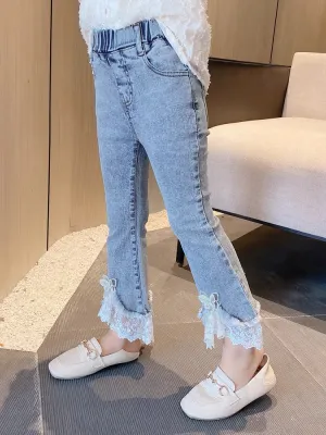 Butterfly Lace Jeans