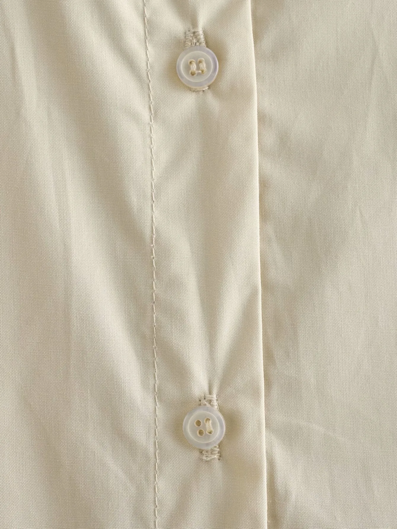 Button Pleated Splicing Folds Shirts Mini Dresses
