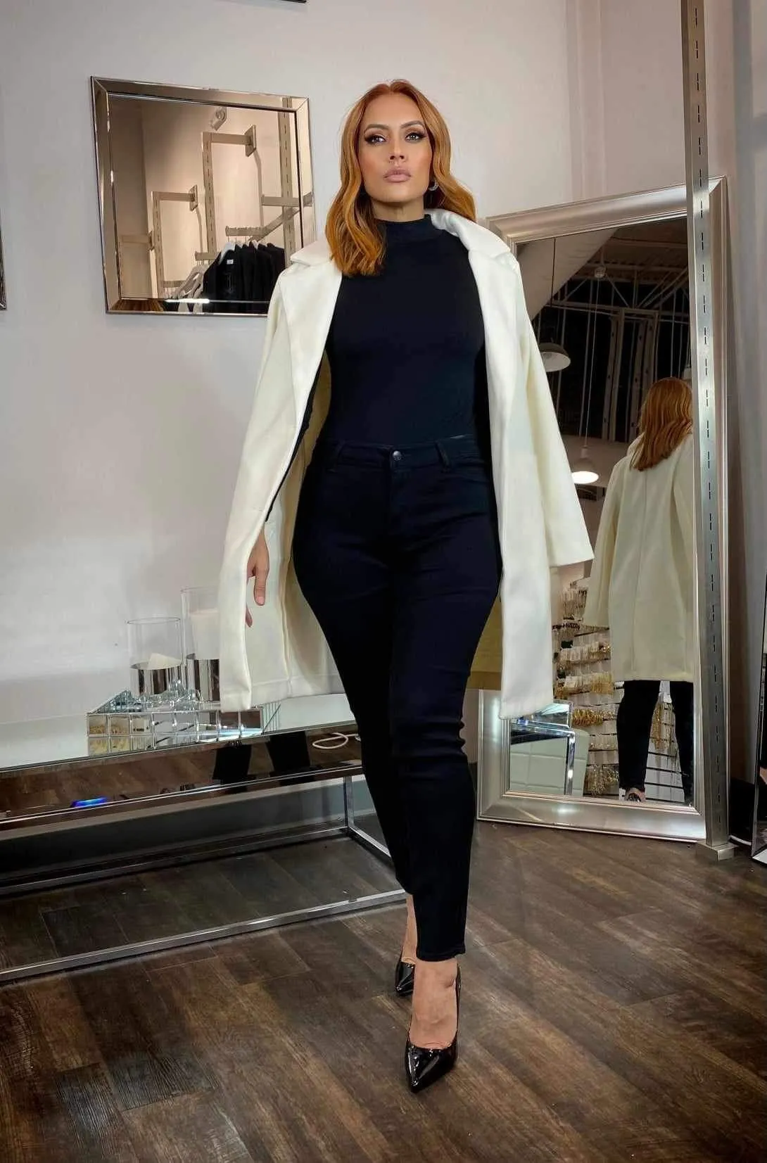 C. Skinny Jeans Blk -wp20476m