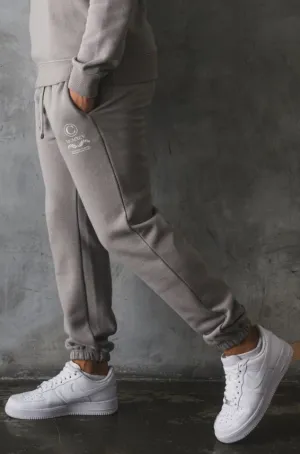 CABLE JOGGERS - LT GREY
