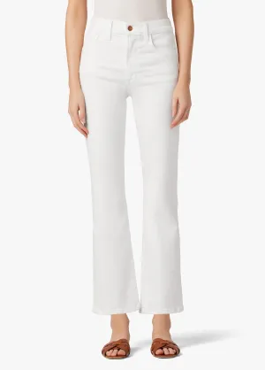 Callie High Rise Cropped Boot Jeans in White by Joe's Jeans