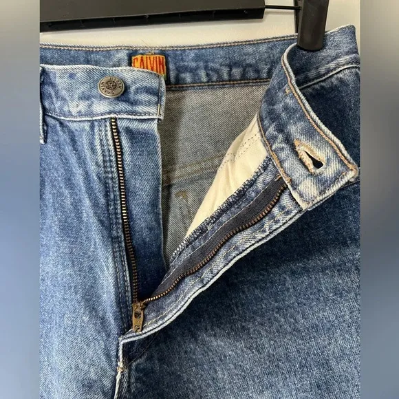 Calvin Klein Vintage Jeans Union Made denim high rise straight leg 80’s 9 10