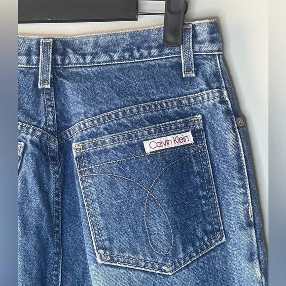 Calvin Klein Vintage Jeans Union Made denim high rise straight leg 80’s 9 10