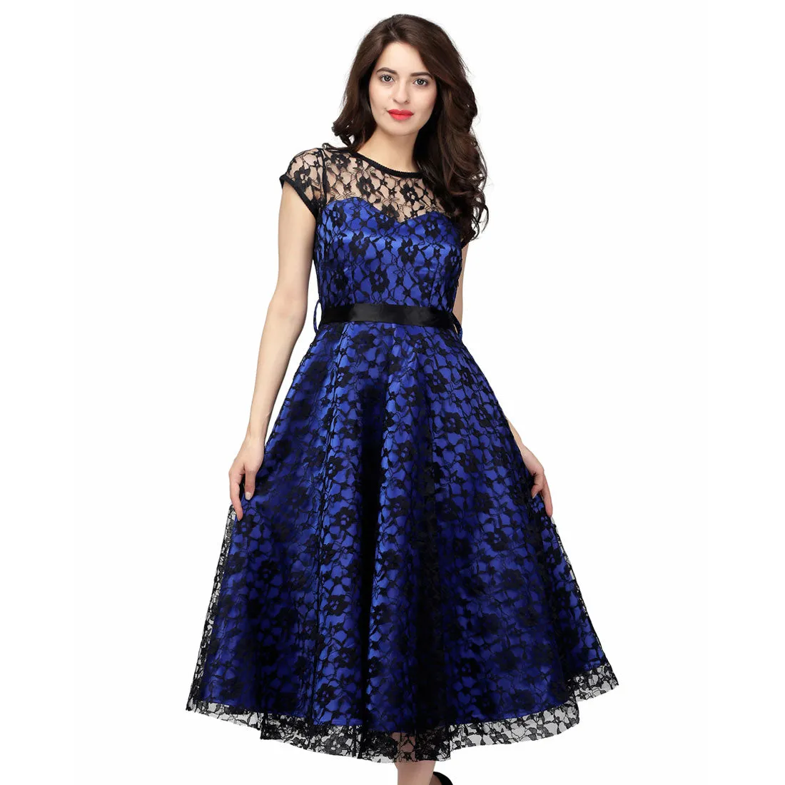 Capillaire Gothic Burlesque Dress