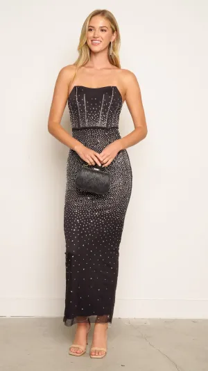 Caruso Maxi Dress in black