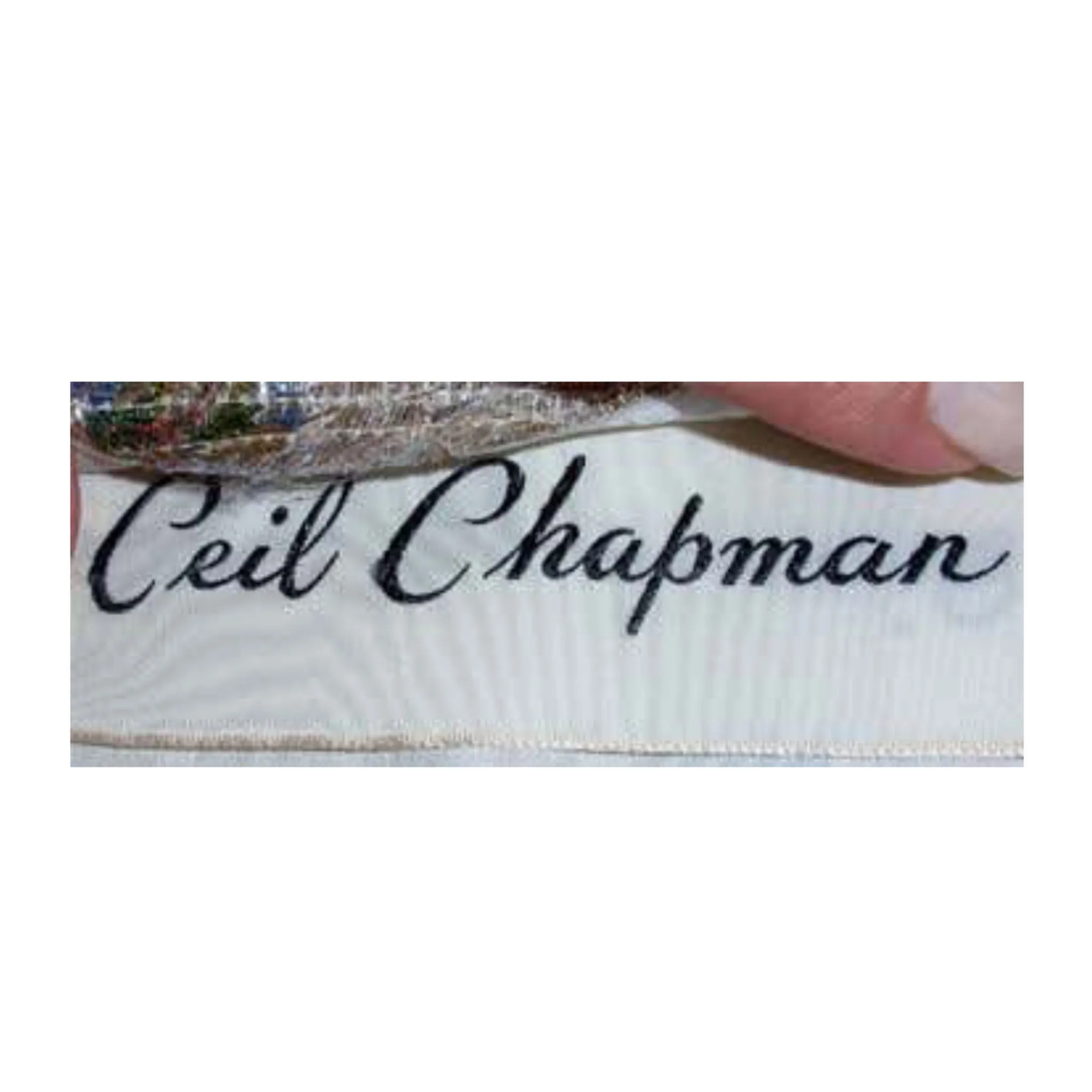 CEIL CHAPMAN Circa 1950 Floral Brocade Cocktail Dress