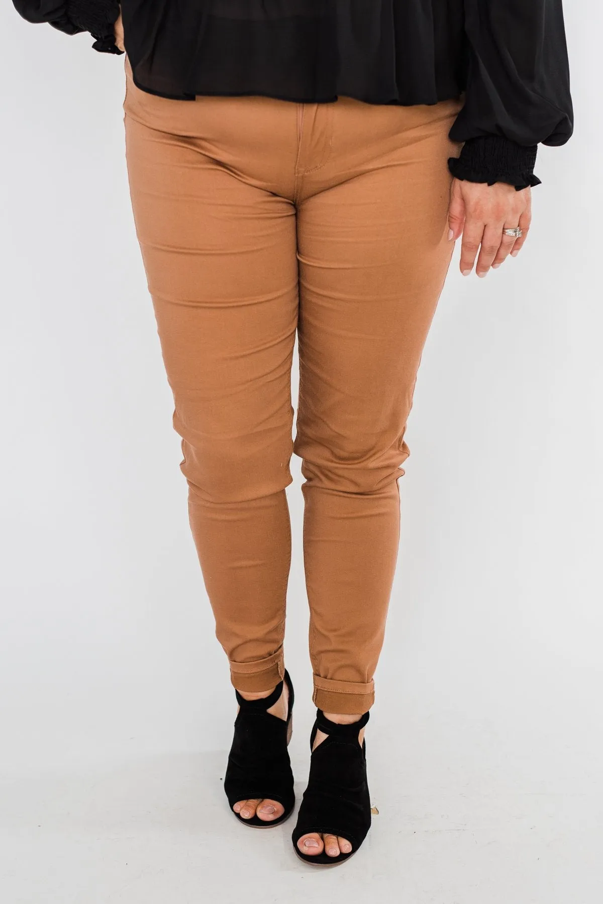 Celebrity Pink Ankle Skinny Jeans- Clay