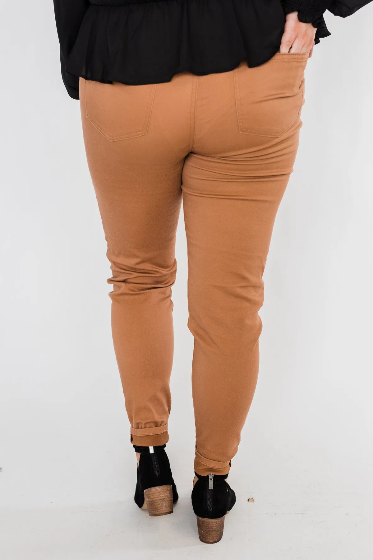 Celebrity Pink Ankle Skinny Jeans- Clay